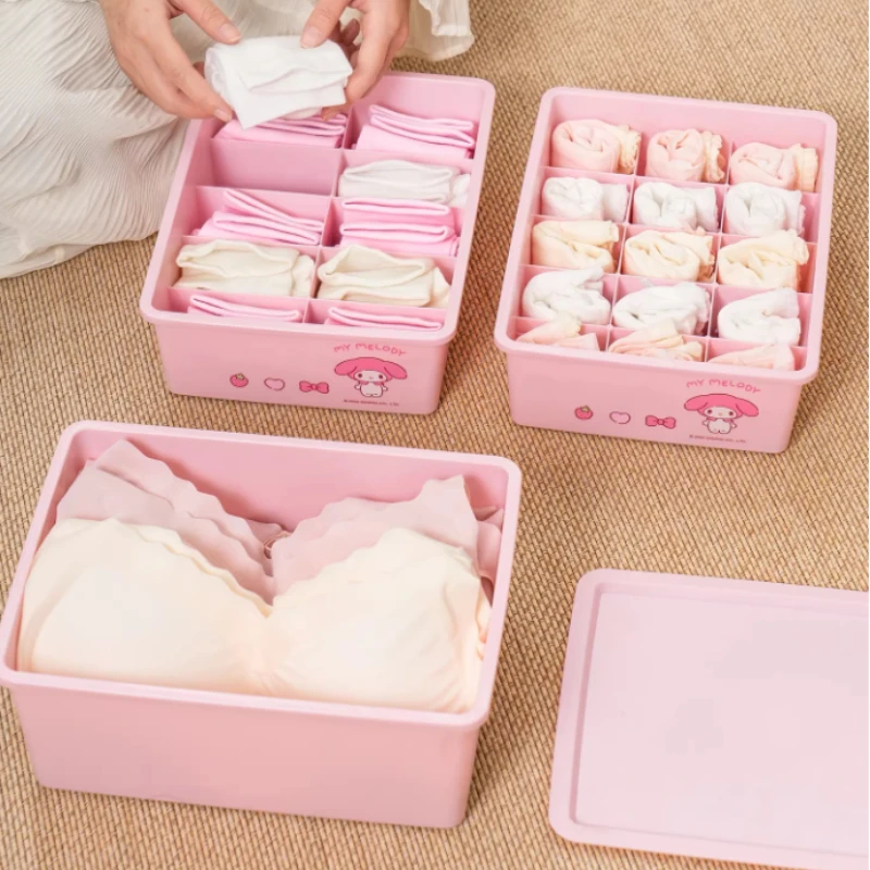 Aufbewahrungsbox für Unterwäsche und Socken mit Fächern, Schubladenorganizer für den Hausgebrauch