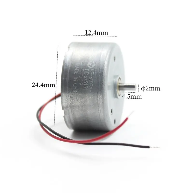 1PCS Wanbaoto 300-1D390 Motor Noble Metal Brush Low-speed Micro Motor DC5.9V Low-noise Mute Multi-purpose