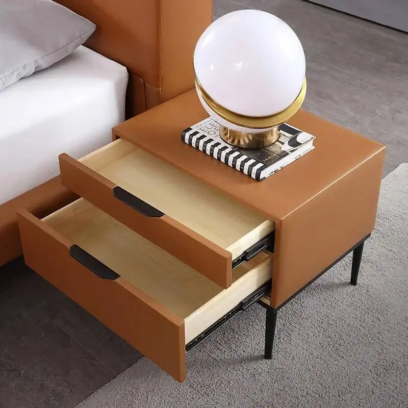 

Luxury Tables Bedside Italian Sideboard Storage Wooden Modern Aesthetic Auxiliary Table Night Criado Mudor De Quarto Furnitures