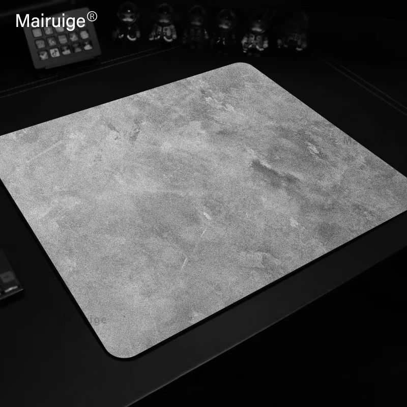 E-Sports Mouse Pad Grey Texture Gaming Accessories Desk Mat Control Version Gamer 40x45CM Desktop Playmat Carpet Table Gaming