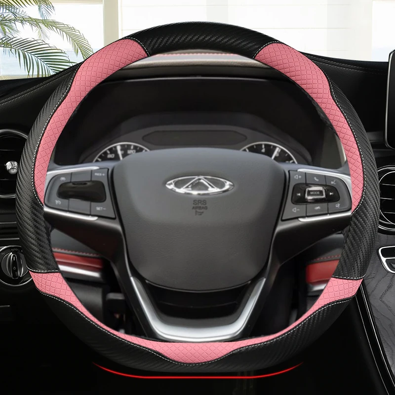 D شكل غطاء عجلة توجيه سيارة لشيري تيجو 5X 7 8 2020 -2023 3X 7 Plus 8 Plus Pro Arrizo 5 Plus GT 2021 -2023 GX 2019-2023 #5