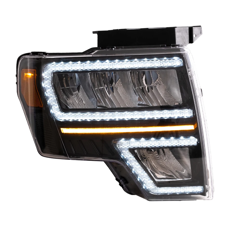 

Car Front Lamps For Ford Raptor F150 2009-2014 LED Auto Headlights Assembly Upgrade Dynamic Projector Lens Tools Car Accessories