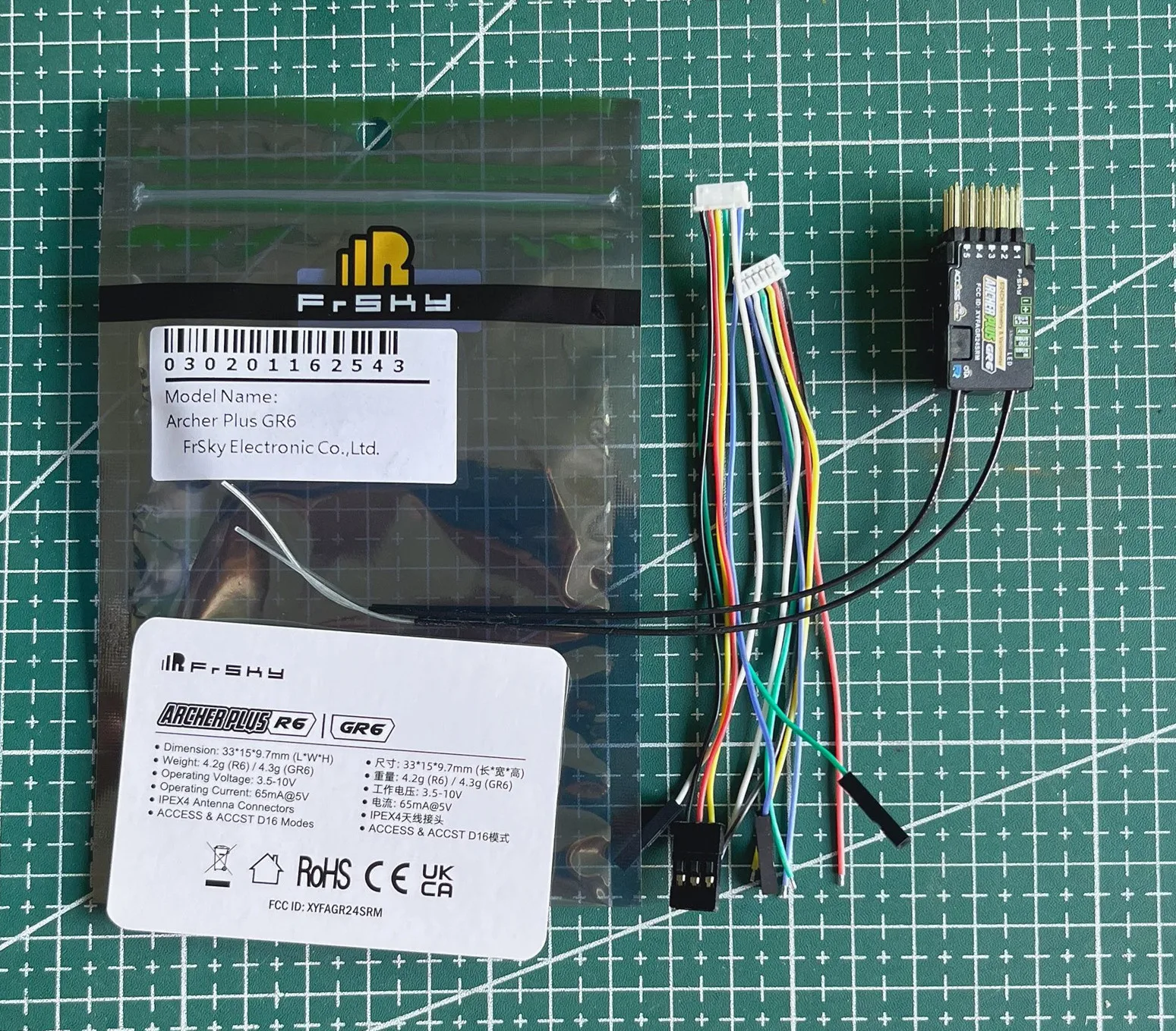 

В наличии: Приемник FrSky ACCESS ARCHER Plus GR6 2.4ГГц с OTA для радиоуправляемых самолетов, режимы ACCESS ACCST D16 для систем дистанционного управления