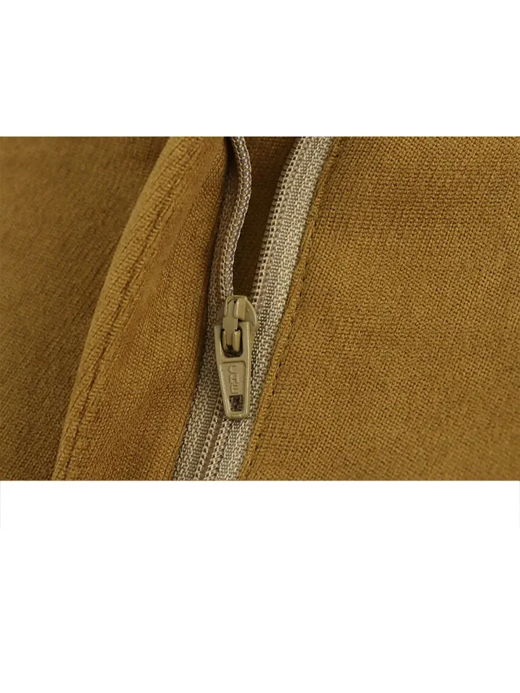 TRAFZA Chaqueta de viaje retro con cuello en V y bolsillo de un solo pecho para mujer + pantalones elegantes de pierna ancha con bolsillos laterales con cremallera de cintura alta