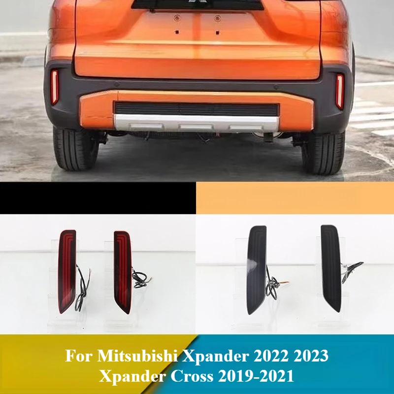 

Для Mitsubishi Xpander 2022 2023 Xpander Cross 2019-2021 светодиодный отражатель заднего бампера, задний стоп-сигнал, противотуманная фара, указатель поворота DRL