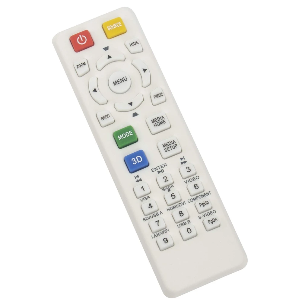 Replace Remote Control for Projector X115 X125H X135WH H6517ABD D602 D622DE145F EV-S62 HE-801K V31S X124PH X134PWH