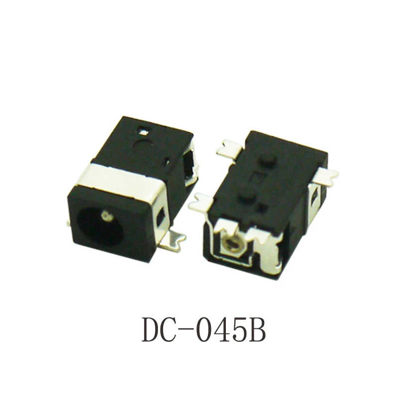 10PCS DC-045B DC Connector Female And Male PIN1.3*O.D.3.5mm DC Power Jack SMT Socket Adapter