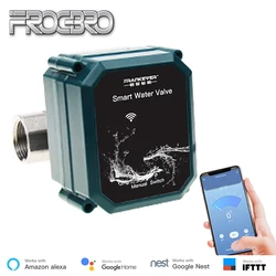 FROGBRO-Minuterie d'eau intelligente WIFI, vanne d'eau sans fil, télécommande, arrosage automatique avec nous, Alexa, Google Home, Tuya