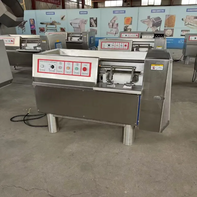 Customized Commercial Fully Automatic Three-Dimensional Meat Slicer New One-Time Frozen Fruit Vegetable Dicing Machine
