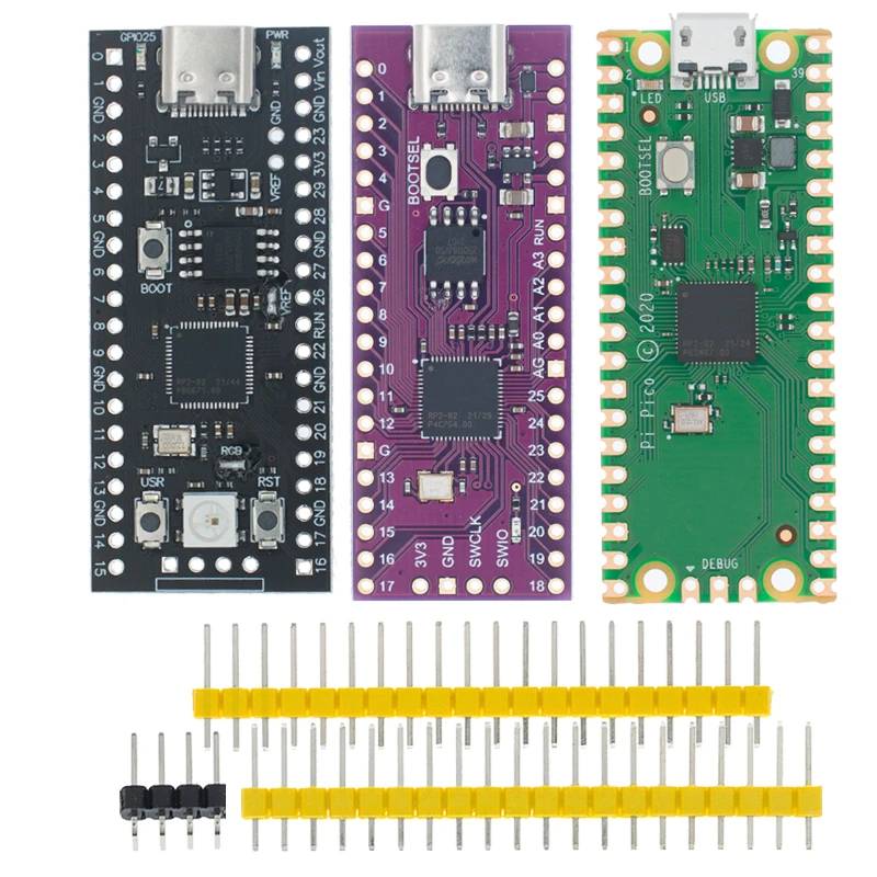 Raspberry Pi Pico Board RP2040 Dual-Core 264KB ARM Low-Power Microcomputers High-Performance Cortex-M0+ Processor