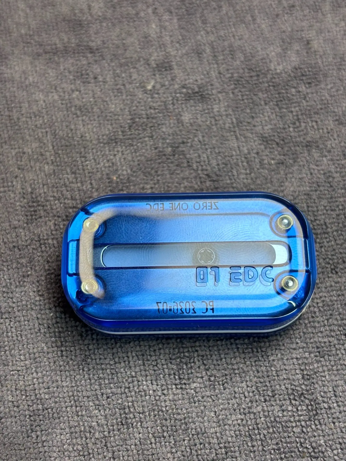 01EDC three-layer high and bass liner steel + white special middle layer, light blue outer