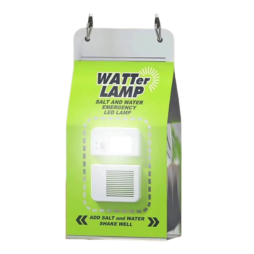 10-1Pcs 휴대용 야외 캠핑 램프 소금 물 LED 비상 램프 캠핑 야간 낚시 램프 에너지 절약 램프