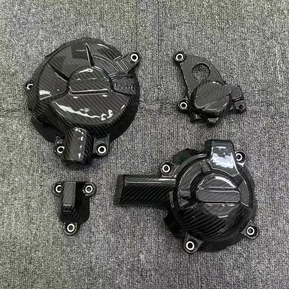 

Аксессуары для мотоциклов, 3K углеродное волокно, чехол для двигателя, защитный чехол для BMW S1000RR 2019-2024 S1000R 2021-2024