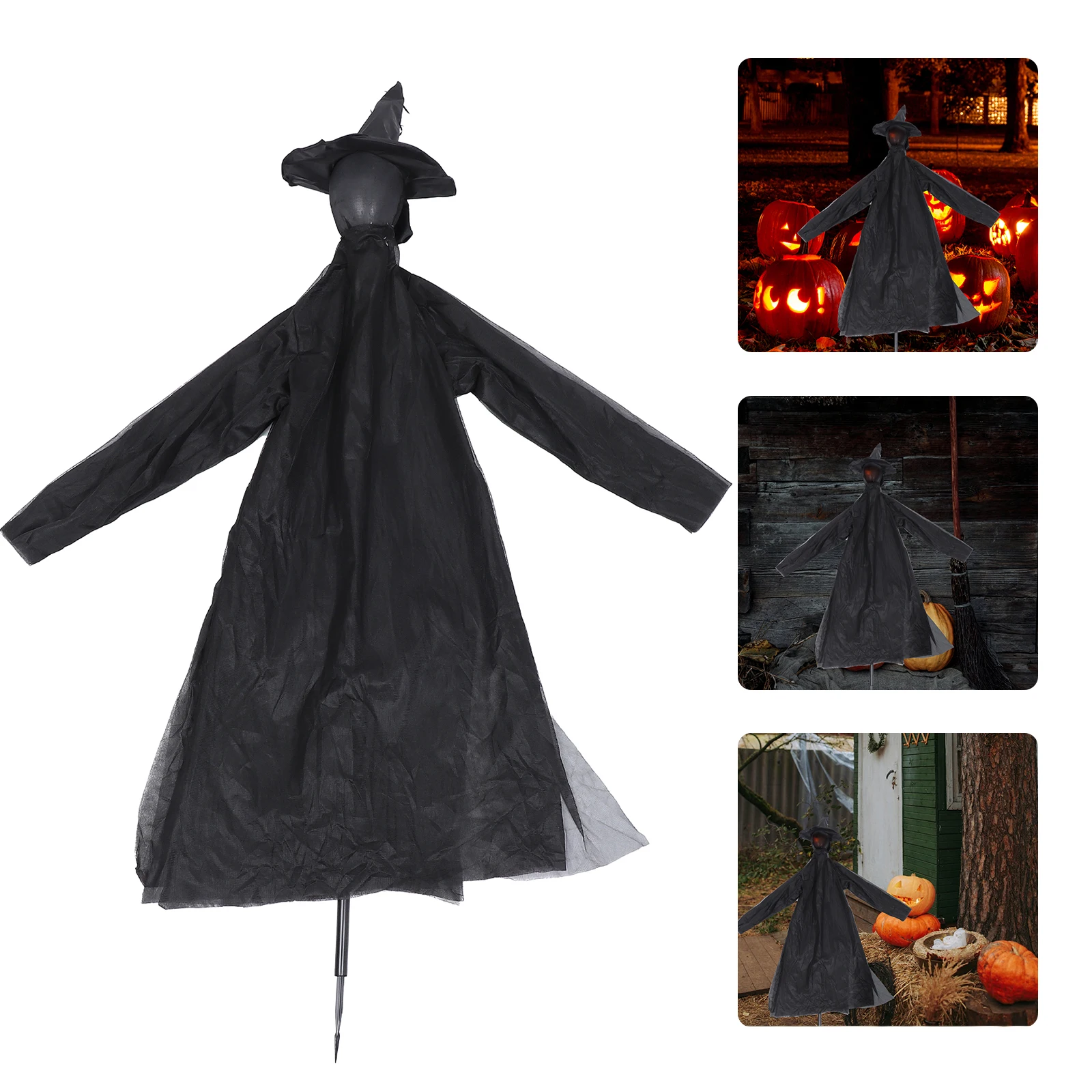 1 مجموعة هالوين محاكاة معالج حصة ضوء في الهواء الطلق حديقة الديكور منزل مسكون حفلة مخيف مصباح للزينة ساحة الأرض #5