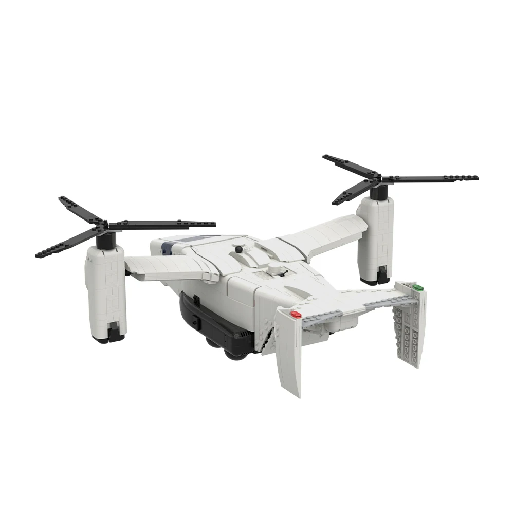 MOC Futuristic Mulitrole Aerial Vehicle Building Blocks FMAV CONCEPT Air Force Multirole Fighter Toy Adult Gift