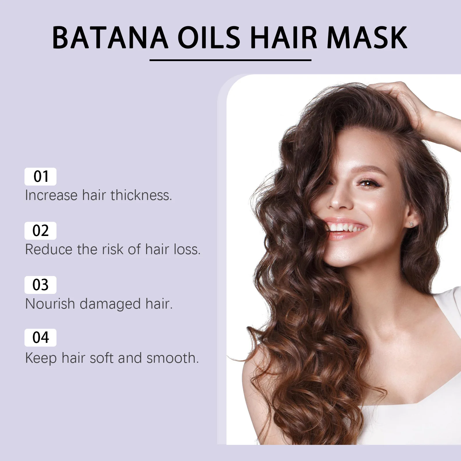 قناع الشعر المغذي للعناية بالشعر من HOEGOA، قناع تغذية للشعر الجاف والناعم #3