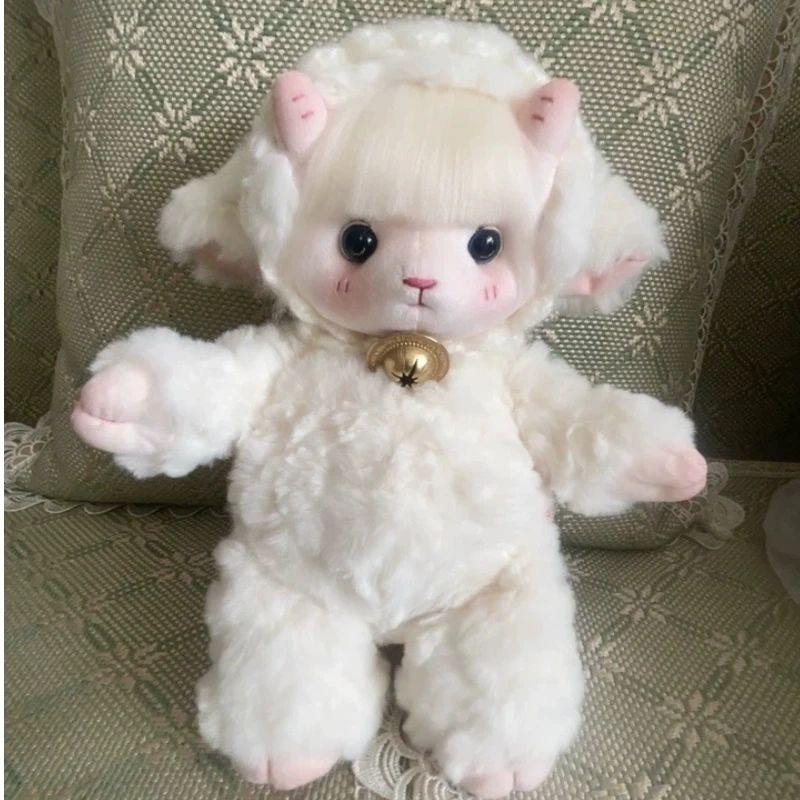 

Croissant Lamb Plush Doll Soft Stuffed Comfort Plush Toy Cute Sheep Animal Figure Bedroom Decoration Daily Gifts For Friends