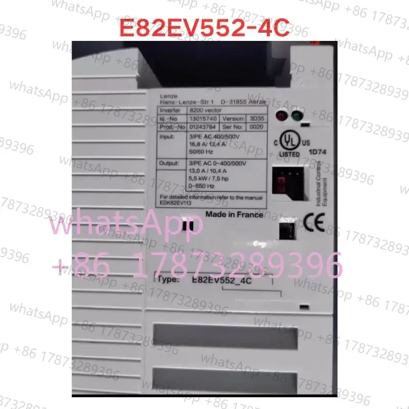 

Совершенно новые оригинальные преобразователи частоты E82EV552-4C