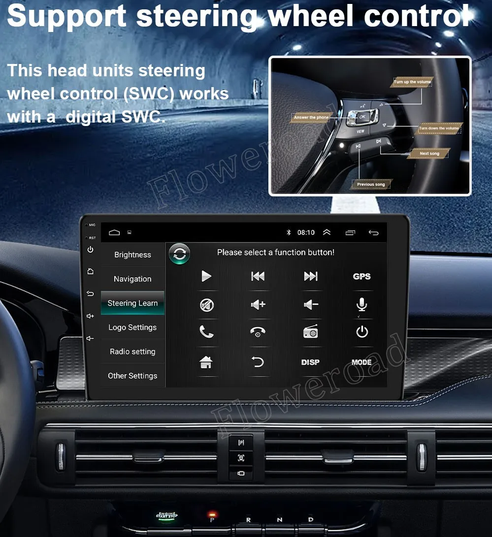Android15 Carplay Auto لـ Ssangyong Rexton Musso 2018 2019 الوسائط المتعددة الملاحة راديو السيارة مشغل رئيس وحدة GPS WIFI + 4G ستيريو #4