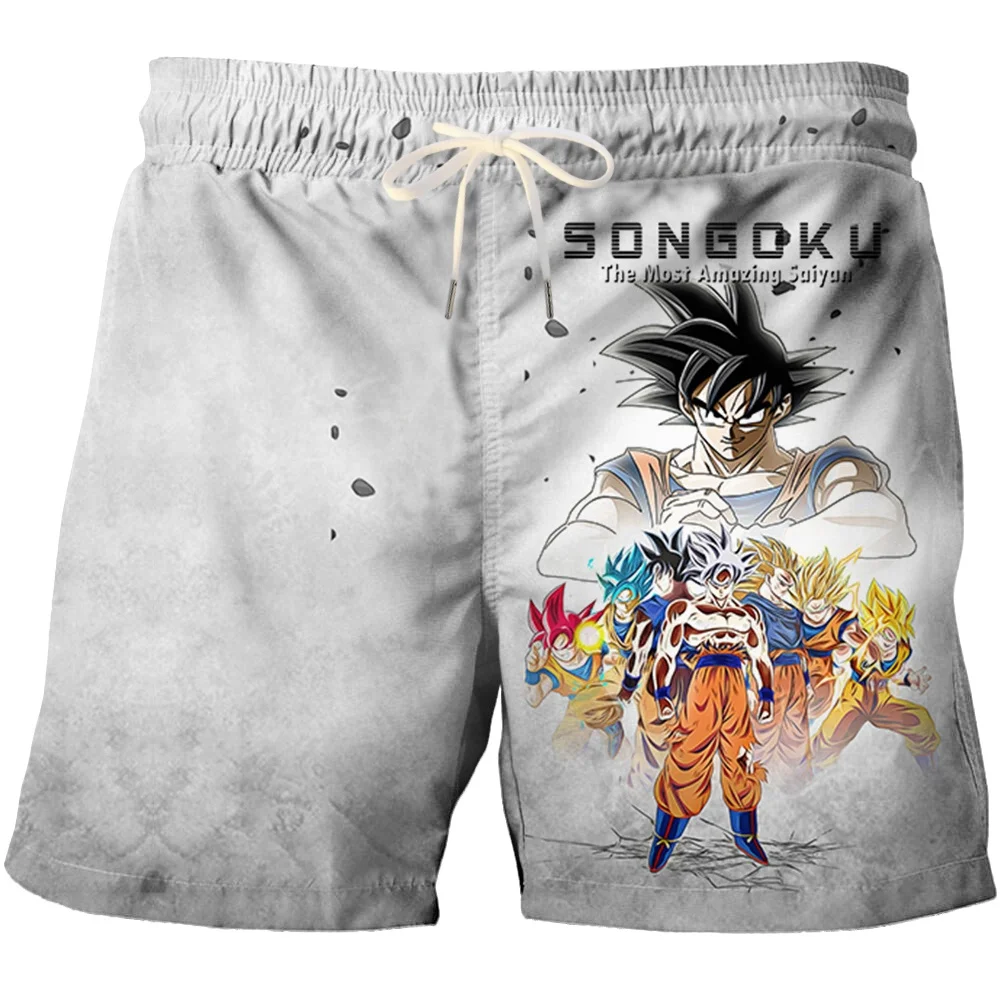 26 Sommer Japanische Cartoon Dragon Ball Z Kinder Jungen Shorts Strandhosen Cartoon Niedliche Jungen Strandhosen Shorts