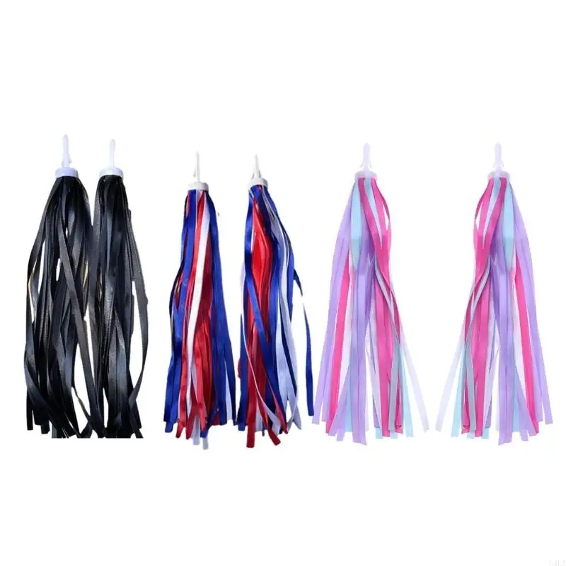 

U4LA Bike Tassels for Girls Boys, 1 Pair Handlebar Streamers Scooter Tassels Girls Bikes Accessories Tassels Colorful Ribbon