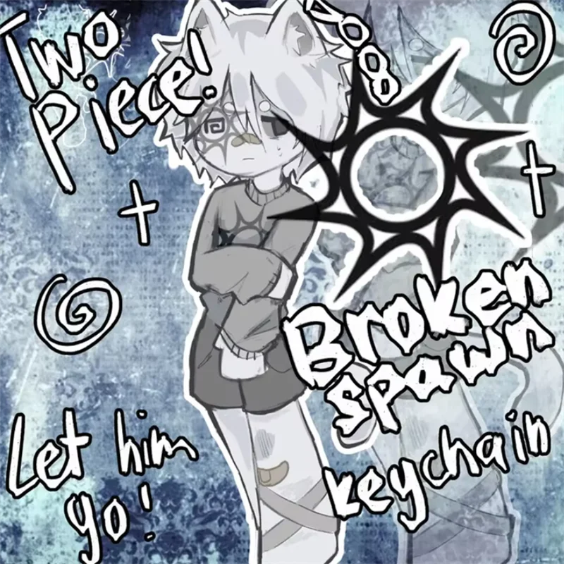 Forsaken Let Him Go- Broken spawn keychain Cute cartoon game Character  Acrylic pendant