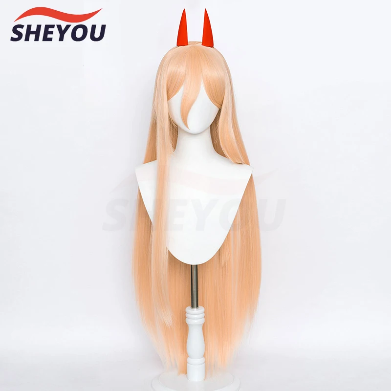 Anime Cosplay Wig Makima Power Angel Devil Denji Higashiyama Kobeni Reze Hayakawa Aki Himeno Quanxi Wigs + Wig Cap