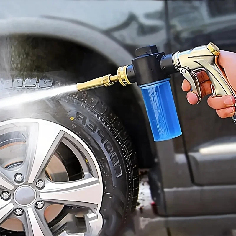 High Pressure Water Spray Gun Metal Brass Nozzle Garden Hose Pipe Lawn Car Wash Sprayer Sprinkler Car Wash Tool Water Guns