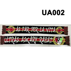 145*18 cm Size Ultras Askary Rabat As Far Per La vita Elastic Scarf for Fans Double-faced Knitted UH0701