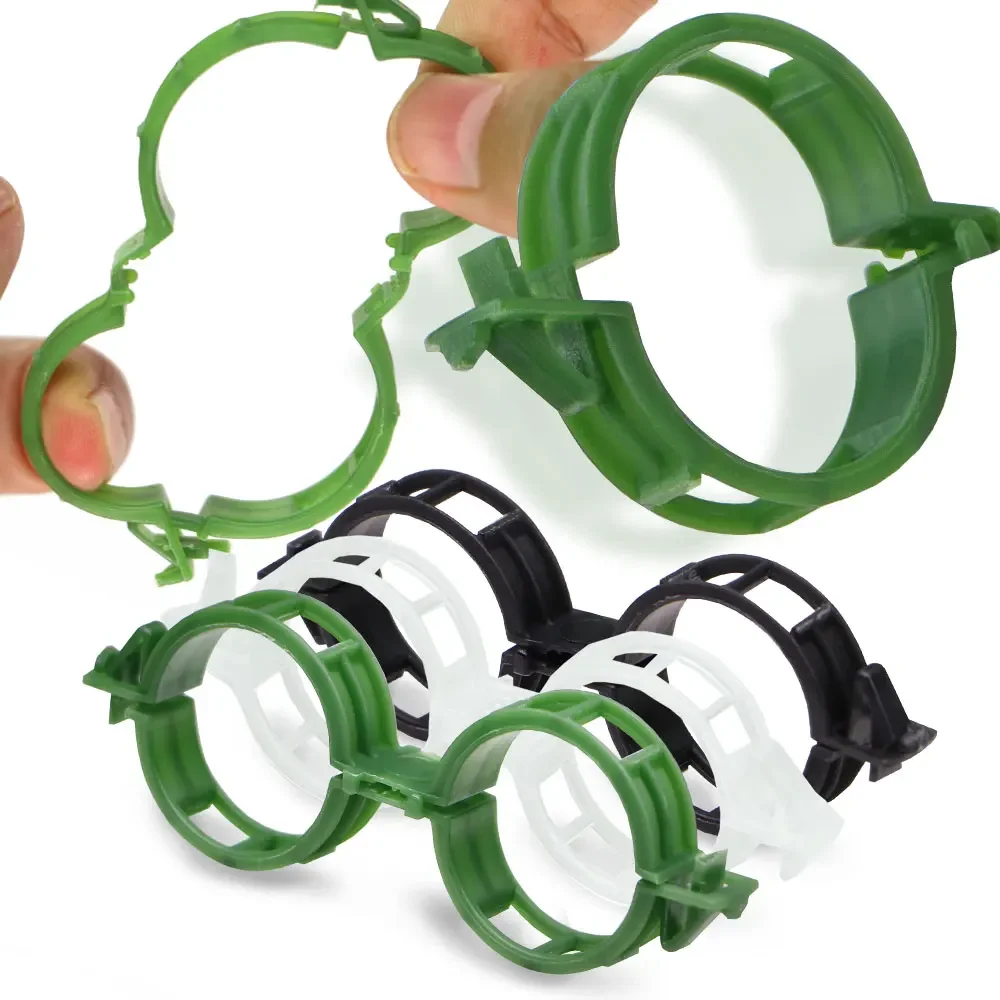 

30/50/100PCS Plastic Plant Support Clips Reusable Plant Vine Protection Grafting Fixing Tool for Vegetable Tomato Garden Supplie