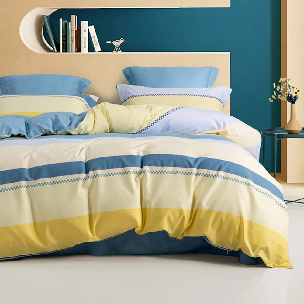 

Duvet Cover One-Piece Sets of Cotton Student Dormitory Single Double Pure Cotton Duvet Cover 200 X230 Duvet Insert Sets