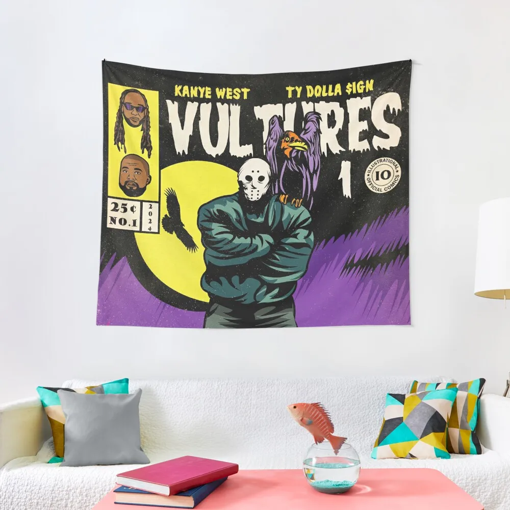 

vultures 1 kanye Tapestry Outdoor Decoration Japanese Room Decor House Decoration Tapestry