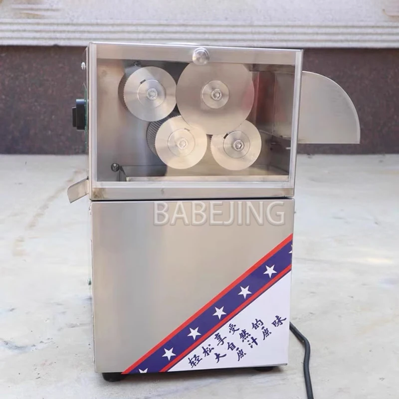220V 50Hz Sugarcane Juicer Commercial Electric Sugar Cane Juice Extractor For Farm & Drink Shop