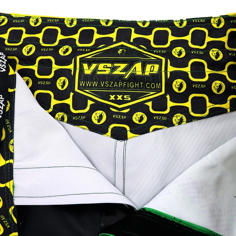 VSZAP MMA Kampfshorts für Herren Langlebige Trainingsshorts Grappling Boxen Kickboxen BJJ No Gi Sparring Workout Kampfshorts – Detail 17