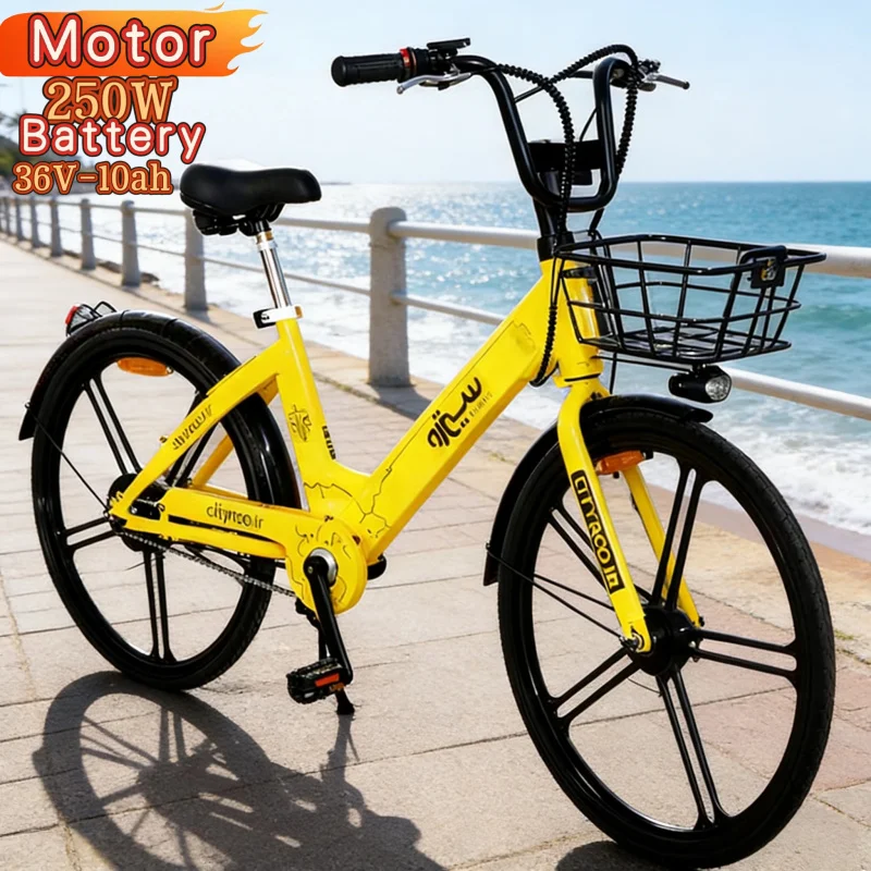 

36V10AH hidden battery adult electric bicycle 250W leisure riding electric bicycle 26-inch urban daily transportation E-Bike,