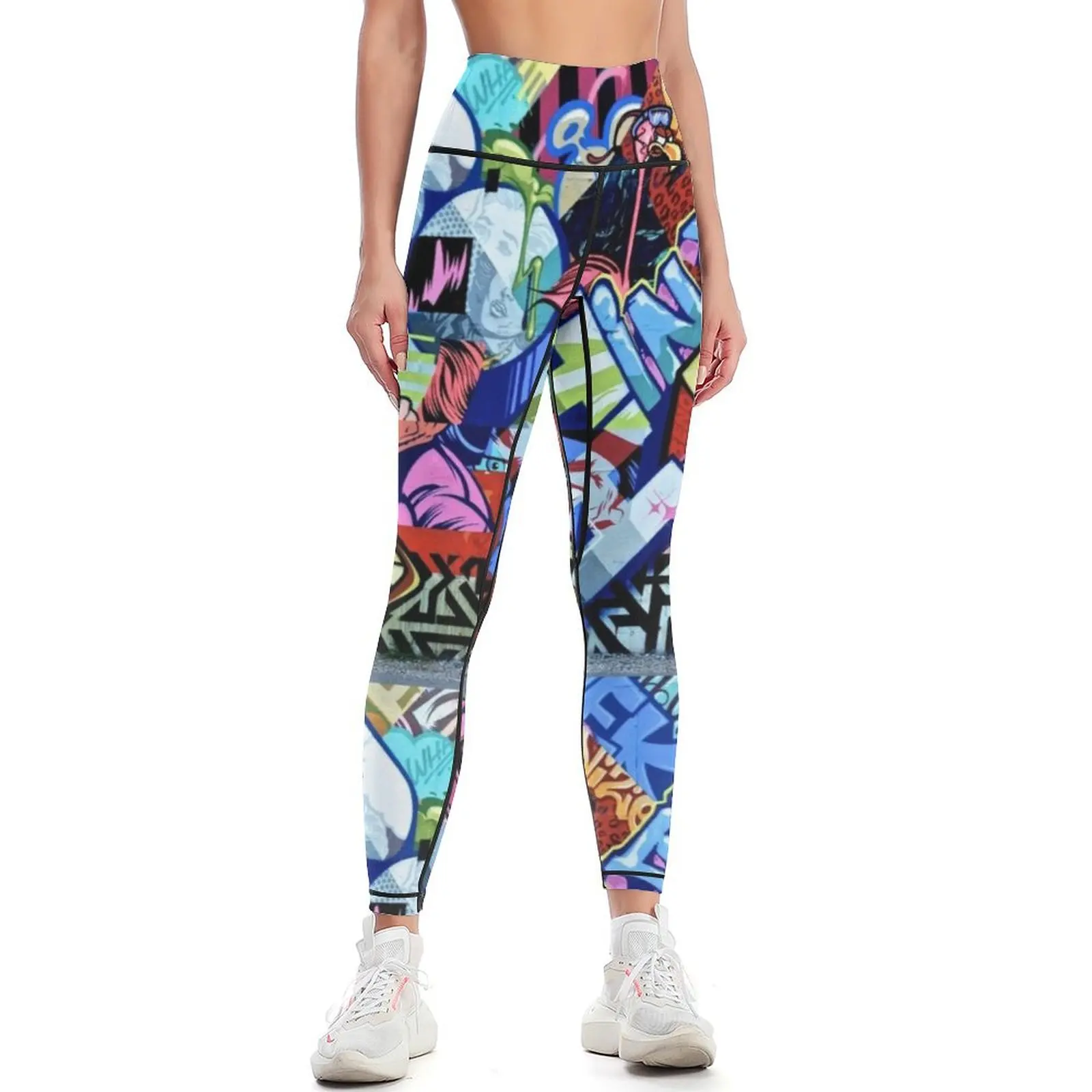 

Cartoon Chaos Leggings sport pants high waist gym clothing push up tights for Womens Leggings
