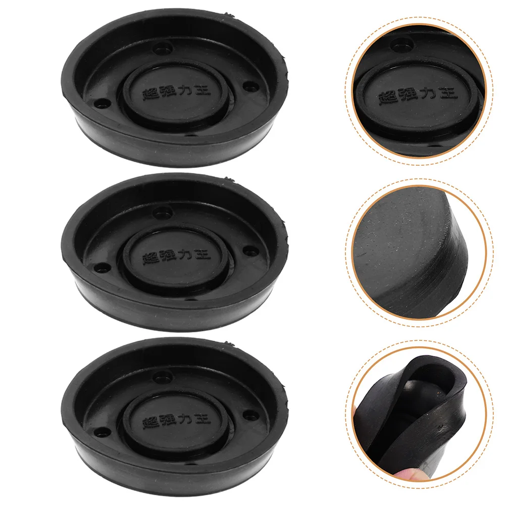 3 قطعة أكواب مياه مطاطية مقاومة للاهتراء أجزاء بئر اليد حافة ناعمة متينة ملحقات المضخة اليدوية كوب مضخة الإبريق