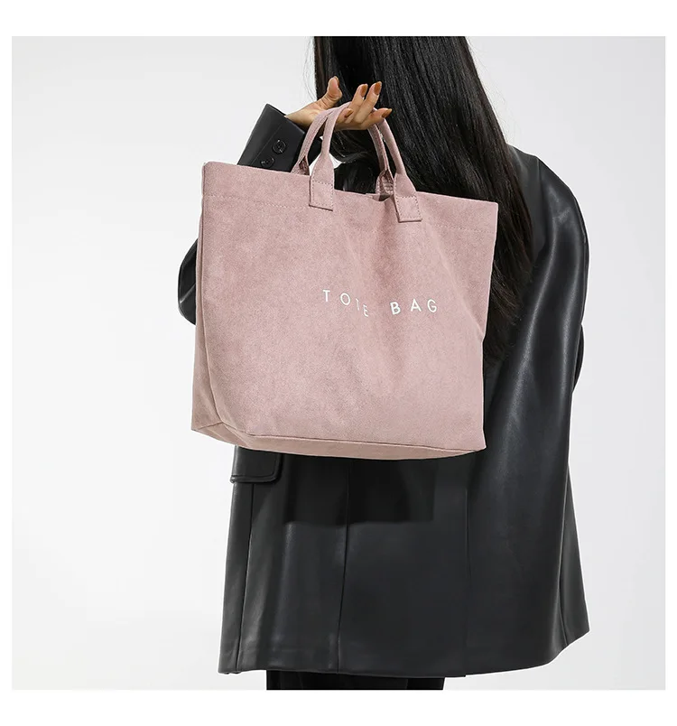 

‌ Новая женская большая сумка 2025 года — винтажная сумка Dupont с буквенным принтом большой вместимости, кошелек через плечо/плечо для работы и путешествий