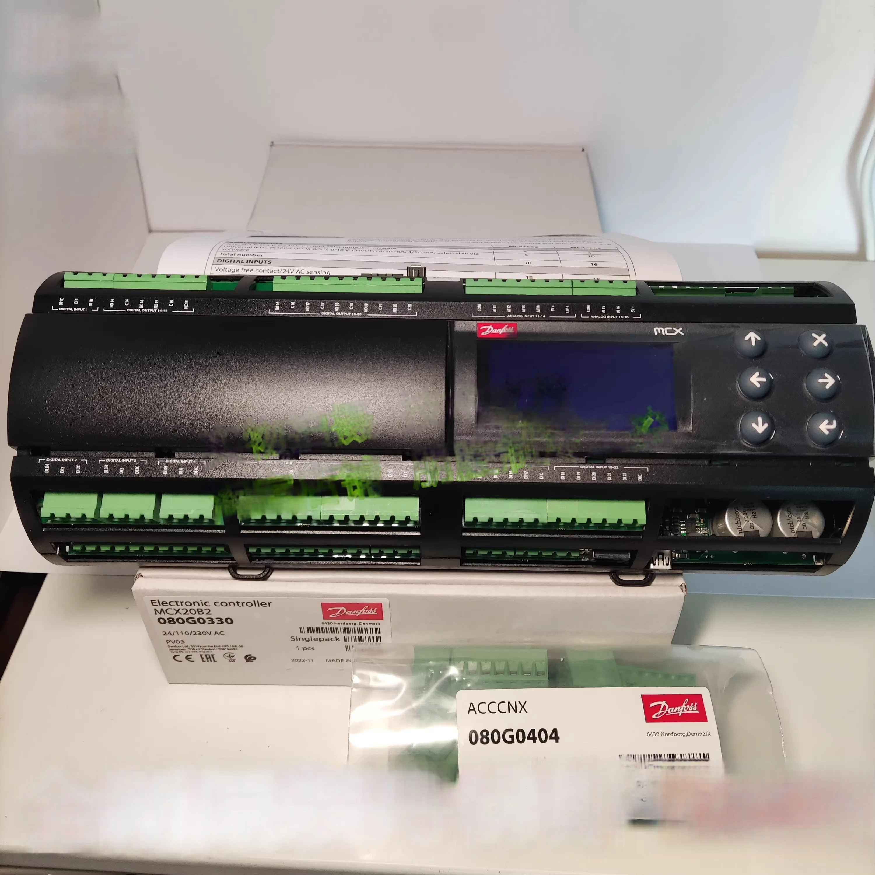 New for Danfoss programmable controllers: MCX08M2 (080G0310)  MCX20B2 (080G0330)  MCX061V (080G0251)  MCX20B (080G0057)