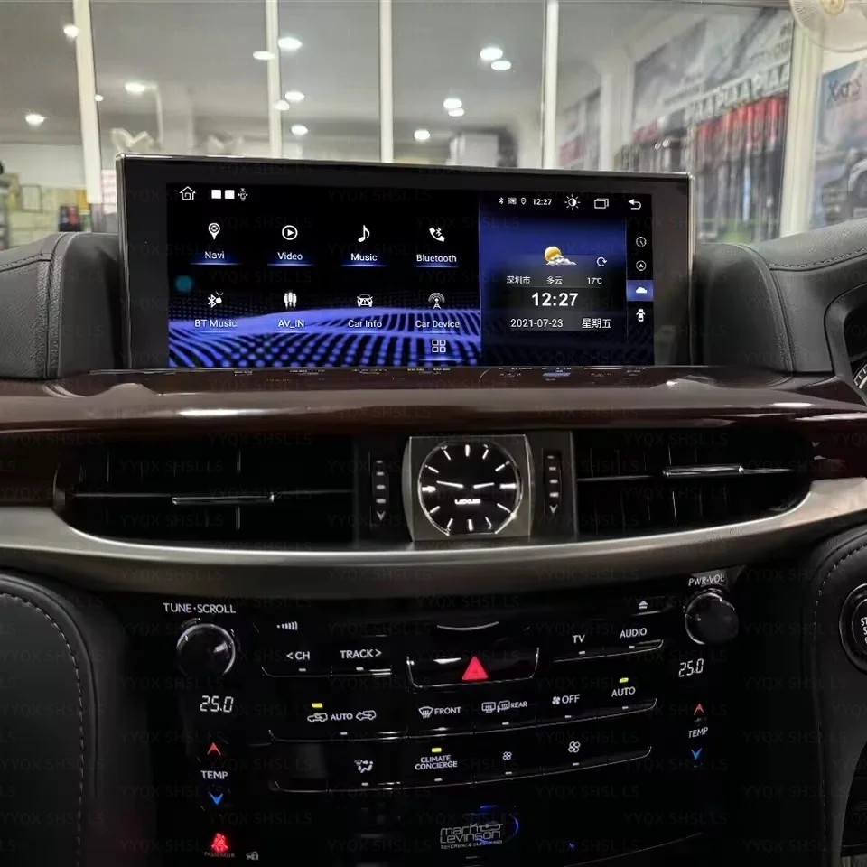 For Lexus LX570 2016 2017 2018 2019 2020 Qualcomm Car Multimedia Video Player Car Radio GPS Navigation CarPlay Android Head Unit