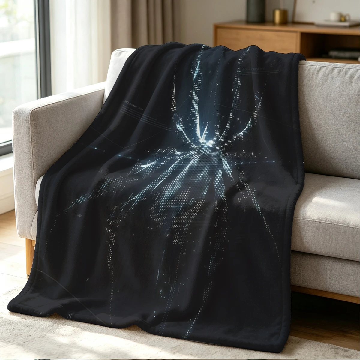 Cyber Spider Blanket Soft Cozy Throw for Sofa Bed Festive Holiday Decor Gift for Kids and Adults,Lightweight and Warm