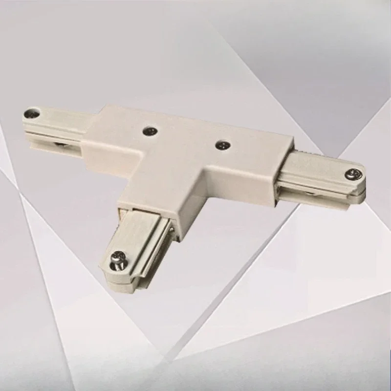 LED spotlight track light accessories Guide rail T-type three-way joint LED type guide rail accessories
