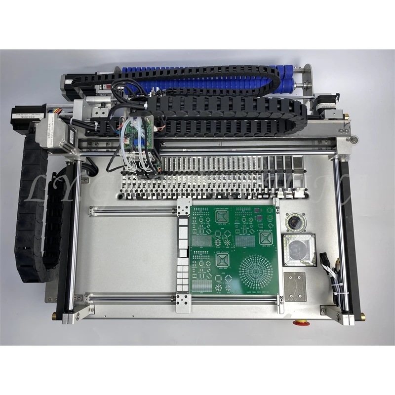 Q1 High Speed 33 Bits Full Vision Desktop Automatic SMT Pick And Place Machine Chip Mounter LED SMD Dual Heads For PCB Assembly