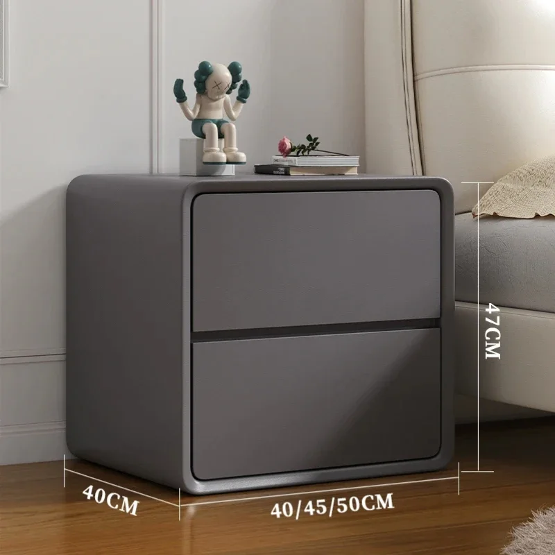 Mobile White Designer Nightstands Luxury Replica Cheap Nordic Small Wooden Bedside Table Wood Table De Nuit Bedroom Furniture image 6