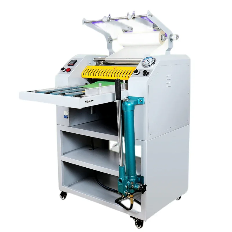Upgrade NEW Hydraulic Laminating Machine Large Steel Stick Automatic Laminating Machine Coated Paper G Machine With Trimming