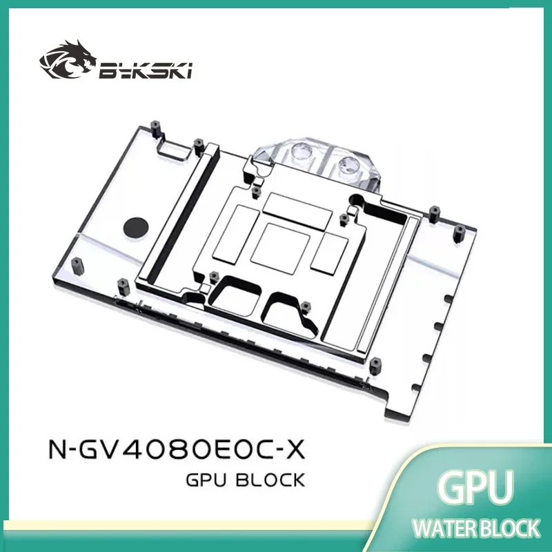 Bykski Water Block for GIGABYTE GeForce RTX 4080 AERO/EAGLE/MASTER/GAMING OC 16G GPU Card /Full Cover Design /N-GV4080EOC-X