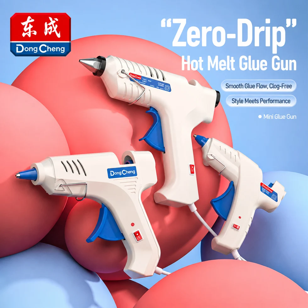 Hot Glue Gun PTC Ceramic Heating Core Aluminum Nozzle Insulated 20 40 60 80 100W 7 11mm Glue Stick DIY Craft Repair Tool