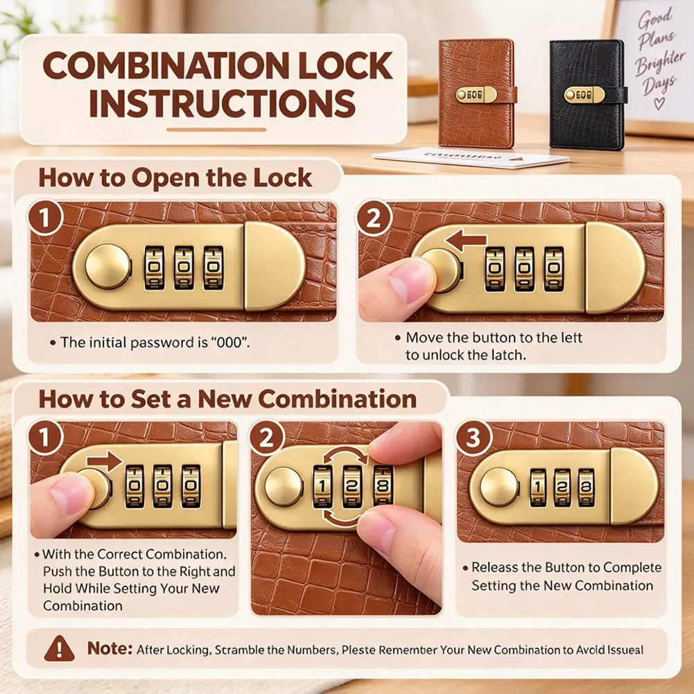 B63B-100 Envelopes Money Saving Challenge Book With Password Lock Money Saving Binder Book, Money Saving Book