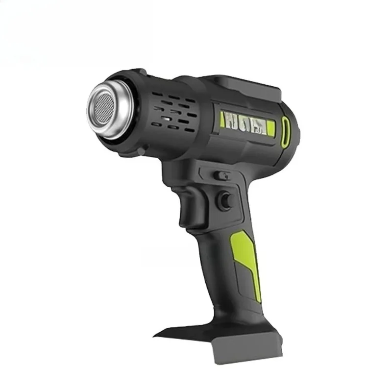 Hot Air Tool LCD Temperatures Adjustable， Thermal Blower Shrink Wrapping Univeral 20V Green[Non Battery and Charger]