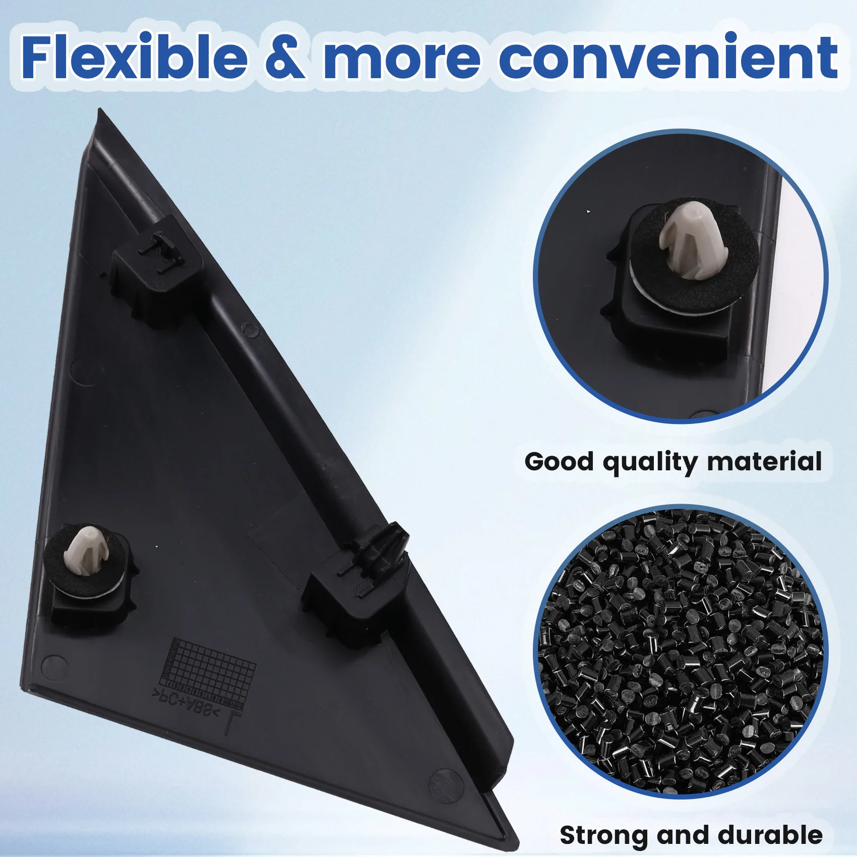 A20K-Neue Seite Tür Spiegel Rückspiegel Fenster Ecke Rahmen Trim Panel Für Buick Lacrosse 2016-2021 Dreieck Design